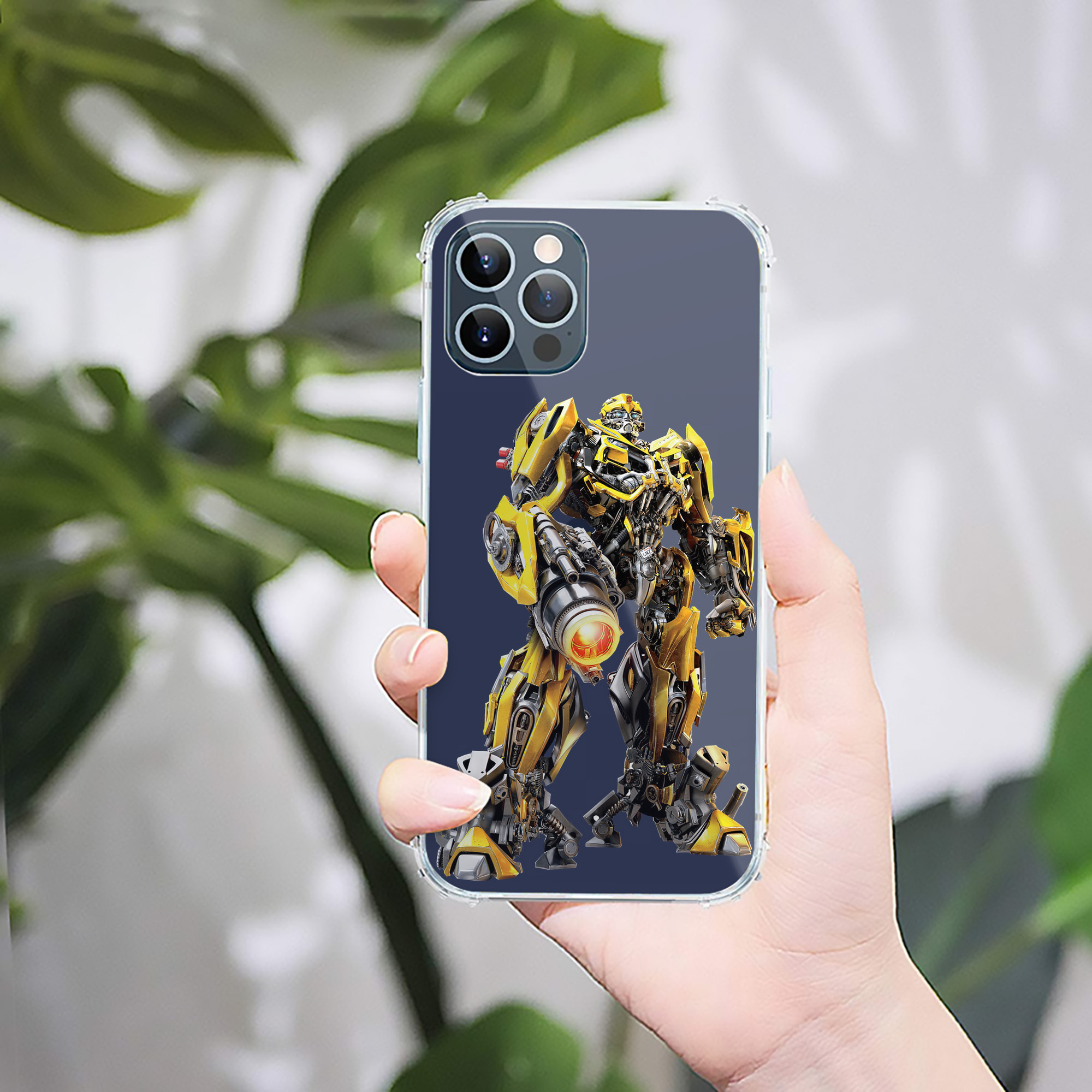 （画像用） Transformers トランスフォーマー 【iPhone 12シリーズ対応】透明スマホケース（クリアソフトケース）